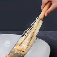 Casual Solid Color Wood Cup Brush main image 4