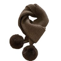Women's Elegant Modern Style Solid Color Knit Scarf main image 5
