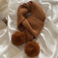 Women's Elegant Modern Style Solid Color Knit Scarf sku image 3