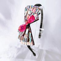 Elegant Luxurious Bow Knot Artificial Crystal Hair Band sku image 3