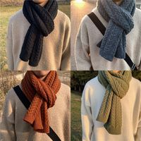 Men's Basic Simple Style Solid Color Acrylic Scarf main image 3