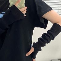 Women's Simple Style Solid Color Arm Sleeves 1 Piece main image 4