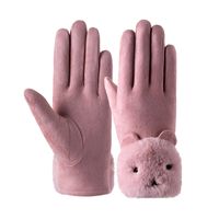 Women's Vintage Style Bow Knot Gloves 1 Pair main image 5