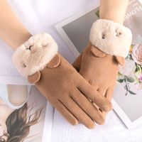 Women's Vintage Style Bow Knot Gloves 1 Pair main image 4