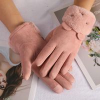 Women's Vintage Style Bow Knot Gloves 1 Pair main image 1