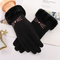 Women's Vintage Style Bow Knot Gloves 1 Pair sku image 8