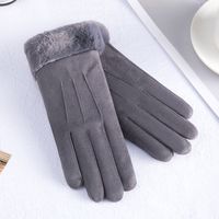 Frau Vintage-stil Bogenknoten Handschuhe 1 Paar sku image 1