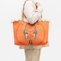 Women's Polyester Cotton Dreamcatcher Ethnic Style Streetwear Square Magnetic Buckle Shoulder Bag main image 1