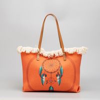 Women's Polyester Cotton Dreamcatcher Ethnic Style Streetwear Square Magnetic Buckle Shoulder Bag sku image 2