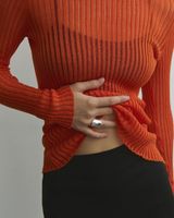 Women's Knitwear Long Sleeve Sweaters & Cardigans Simple Style Stripe Solid Color sku image 7