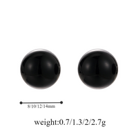 1 Pair Casual Elegant Simple Style Solid Color Arylic Ear Studs main image 9