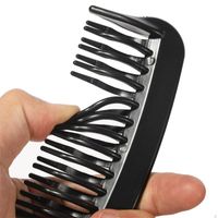 Basic Solid Color Plastic Hair Combs main image 4