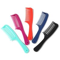 Basic Solid Color Plastic Hair Combs main image 1