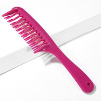 Basic Solid Color Plastic Hair Combs sku image 3