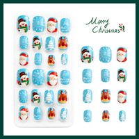 Christmas Cartoon Style Cartoon Plastic Nail Patches 1 Piece sku image 34