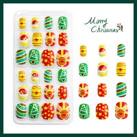 Christmas Cartoon Style Cartoon Plastic Nail Patches 1 Piece sku image 38