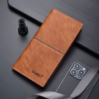 Men's Solid Color Pu Leather Open Long Wallets sku image 3