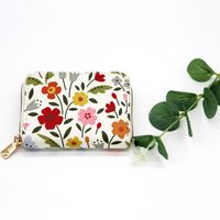 Women's Flower Pu Leather Zipper Wallets main image 5