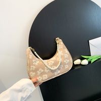 Mujeres Cuero Sintético Color Sólido Elegante Forma De Bola De Masa Hervida Cremallera Bolsa Para Las Axilas sku image 6