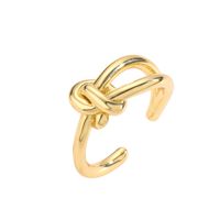 Casual Vintage Style Simple Style Geometric Copper Plating 18k Gold Plated Open Rings sku image 12