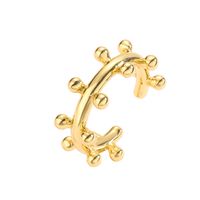 Lässig Vintage-stil Einfacher Stil Geometrisch Kupfer Überzug 18 Karat Vergoldet Offener Ring sku image 7