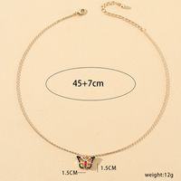 Casual Simple Style Streetwear Butterfly Alloy Wholesale Pendant Necklace main image 1