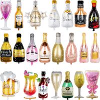 Birthday Wine Bottle Aluminum Film Party Balloon sku image 17