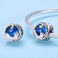 Casual Cat Sterling Silver Plating Inlay Glass Stone Jewelry Accessories main image 2