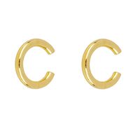 1 Pair Ig Style Simple Style Geometric Plating Inlay Copper Zircon 18k Gold Plated Drop Earrings main image 4