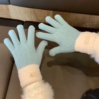Unisex Simple Style Solid Color Gloves 1 Set sku image 62