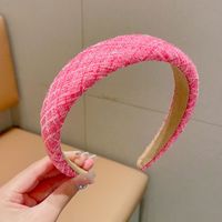 Simple Style Heart Shape Cloth Patchwork Hair Band sku image 96