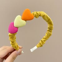 Simple Style Heart Shape Cloth Patchwork Hair Band sku image 67