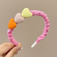 Simple Style Heart Shape Cloth Patchwork Hair Band sku image 66