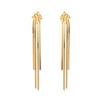 1 Paire Style Moderne Style Simple Forme De Cœur Couleur Unie Acier Inoxydable Boucles D'oreilles sku image 3