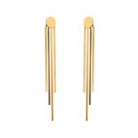 1 Paire Style Moderne Style Simple Forme De Cœur Couleur Unie Acier Inoxydable Boucles D'oreilles sku image 4