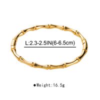 Modern Style Simple Style Color Block Stainless Steel Enamel Bangle main image 2