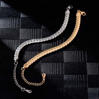 Hip-Hop Commute Solid Color 304 Stainless Steel Plating Chain K Gold Plated Rhodium Plated Men's Bracelets main image 1