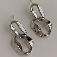 1 Pair Vintage Style Solid Color Alloy Drop Earrings main image 6
