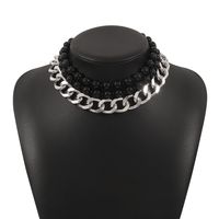 Moderner Stil Einfacher Stil Runden Imitationsperle Legierung Perlen Frau Halsband sku image 3