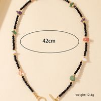Casual Commute Round Glass Stone Women's Necklace main image 6