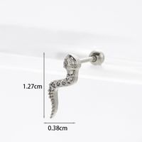 Ear Cartilage Rings & Studs Ethnic Style Animal 316 Stainless Steel  Copper sku image 10