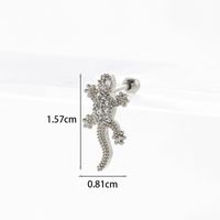 Ear Cartilage Rings & Studs Ethnic Style Animal 316 Stainless Steel  Copper sku image 11