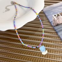 Simple Style Classic Style Round Beaded Alloy Beaded Women's Necklace sku image 2