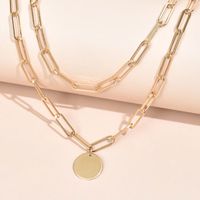 Elegant Streetwear Geometric Alloy Gold Plated Silver Plated Women's Layered Necklaces main image 4