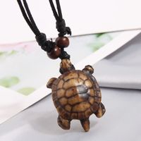 Ethnic Style Tortoise Synthetic Resin Unisex Pendant Necklace main image 4