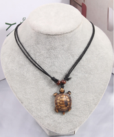 Ethnic Style Tortoise Synthetic Resin Unisex Pendant Necklace main image 2