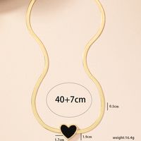 Cute Modern Style Solid Color Copper Alloy Zinc Alloy Plating 14k Gold Plated Women's Choker main image 4