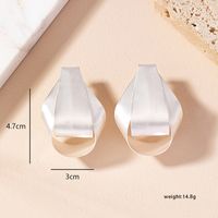 Wholesale Jewelry Simple Style Classic Style Solid Color Alloy 14k Gold Plated Plating Ear Studs sku image 3