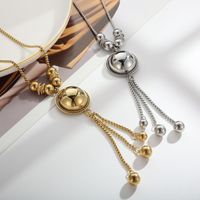 Wholesale Simple Style Commute Solid Color Stainless Steel Titanium Steel Sweater Chain main image 5