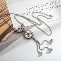 Wholesale Simple Style Commute Solid Color Stainless Steel Titanium Steel Sweater Chain main image 4
